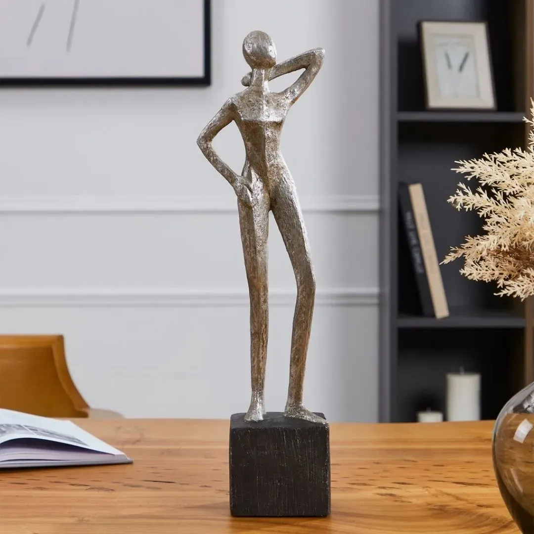 Siocon Figurine Ornament - Black, Silver product