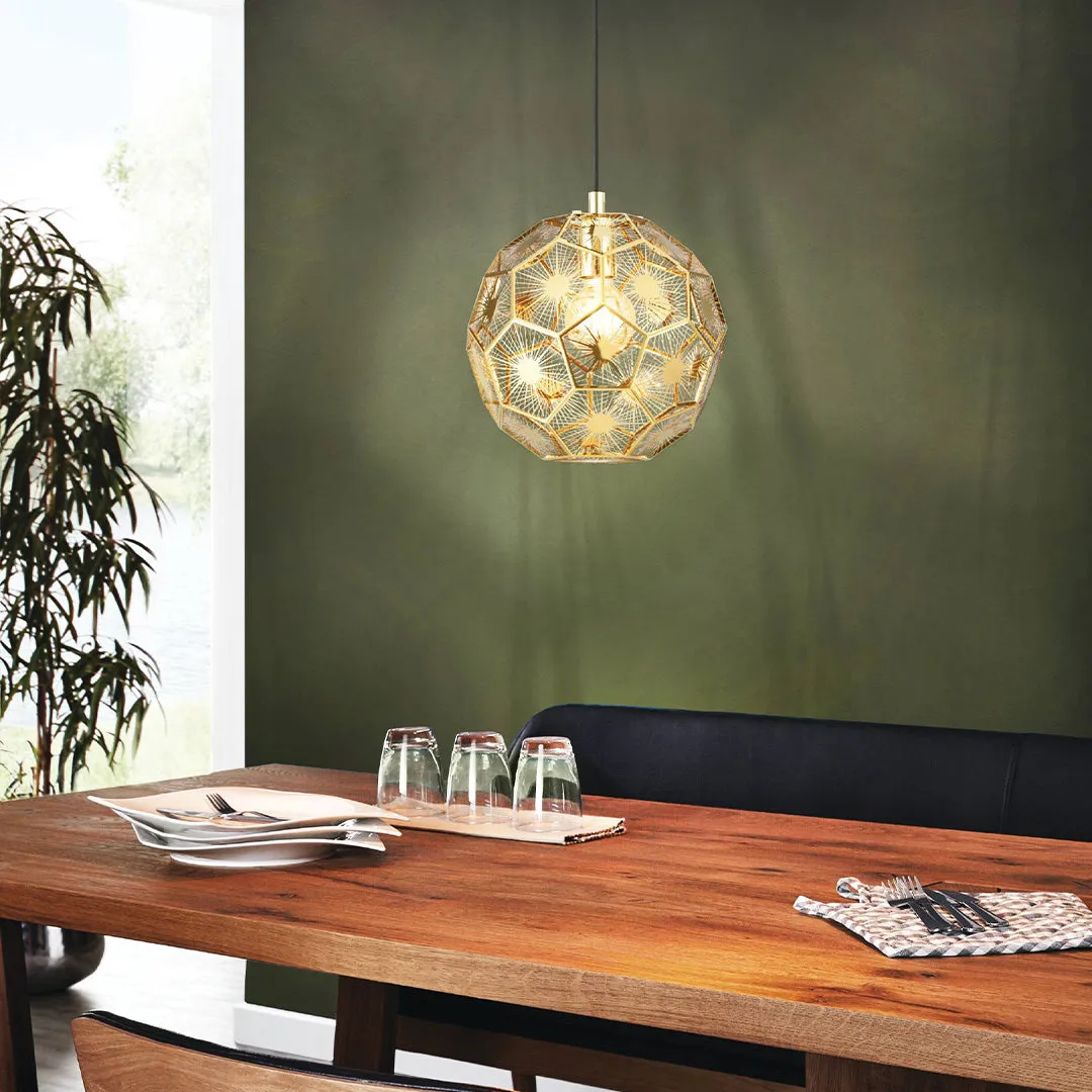 Skoura Ceiling Pendant - Gold, Metal product
