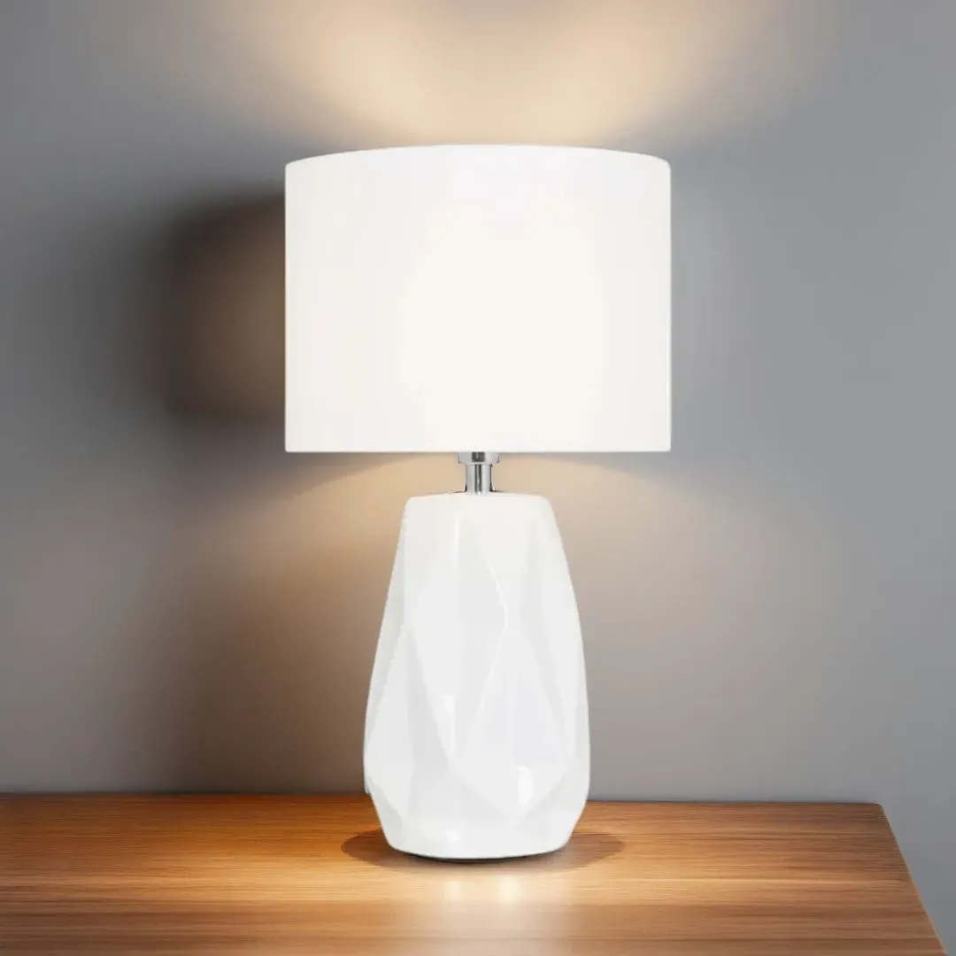 Skova Ceramic Table Lamp - White product