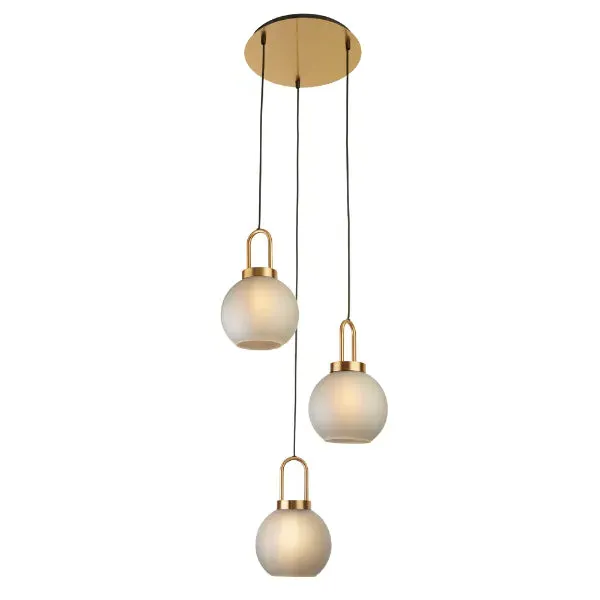 Snowdrop 3-Light Ceiling Pendant - Brass product