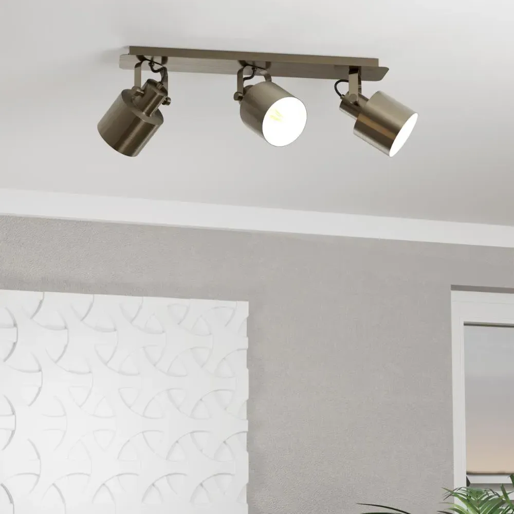 Southery 3-Light Spotlight Bar - Brushed Gold, Metal product
