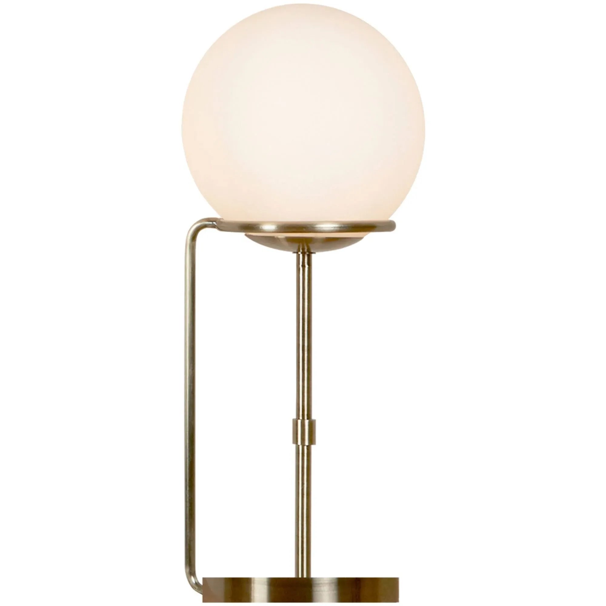 Sphere Table Lamp - Antique Brass, Opal Glass product