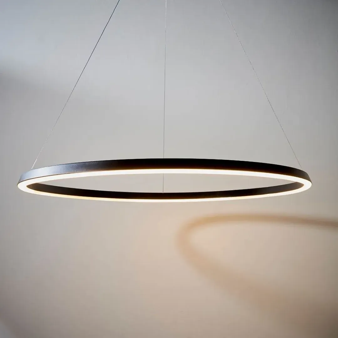 Staten Ring LED Pendant Ceiling Light - Matte Black product