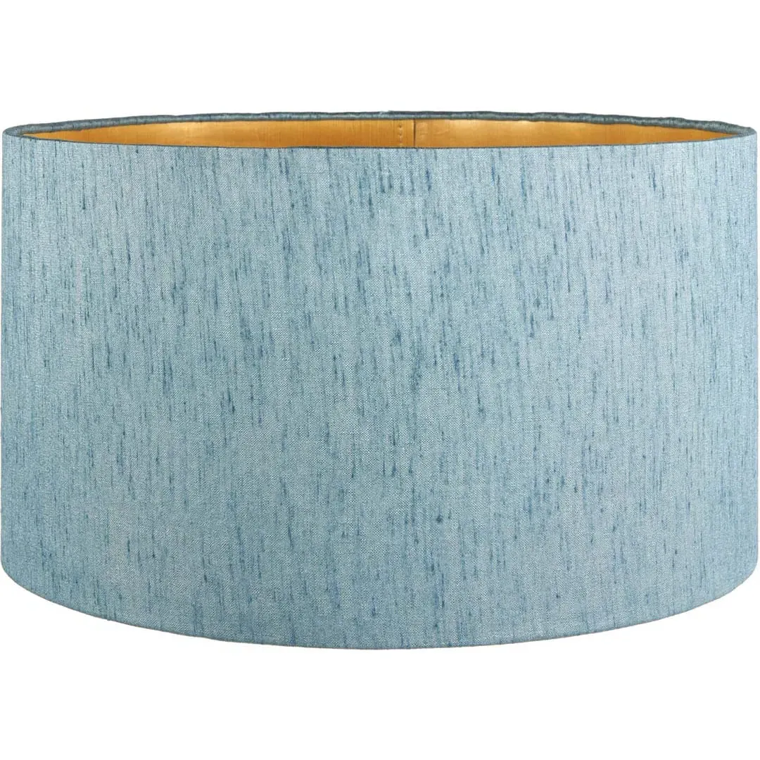 Stellan 30cm Cylinder Lamp Shade - Duck Egg, Faux Silk product
