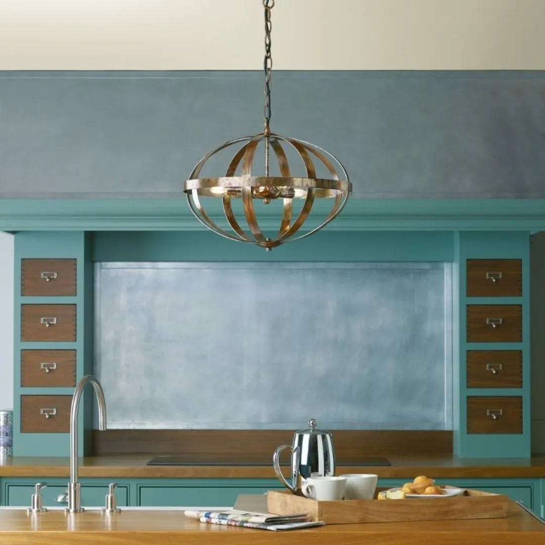 Symbol 3-Light Pendant Ceiling Light - Copper product
