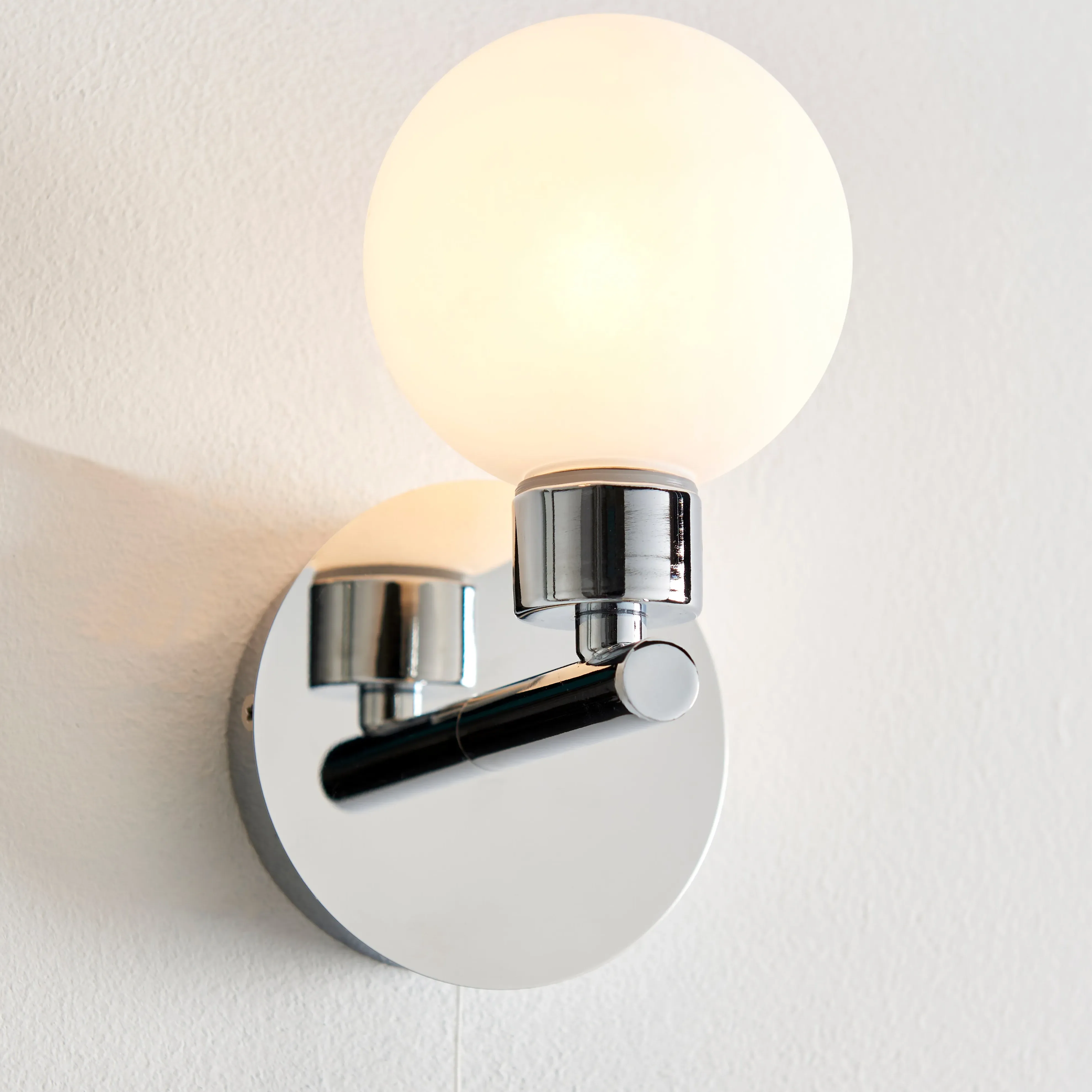 Tago Wall Light - Chrome, Opal Glass product