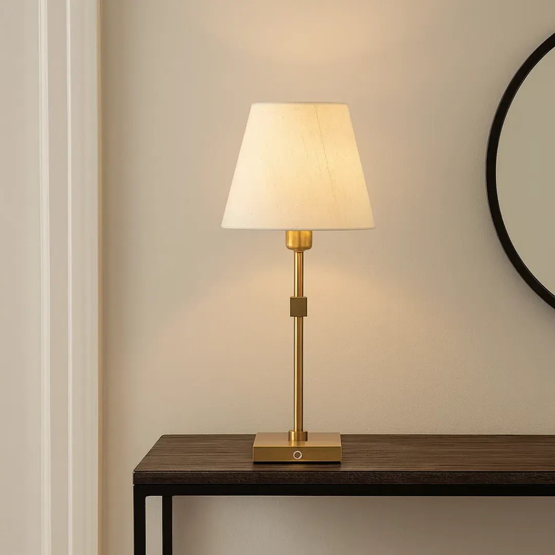 Taliah Rechargeable Table Lamp - Antique Brass product