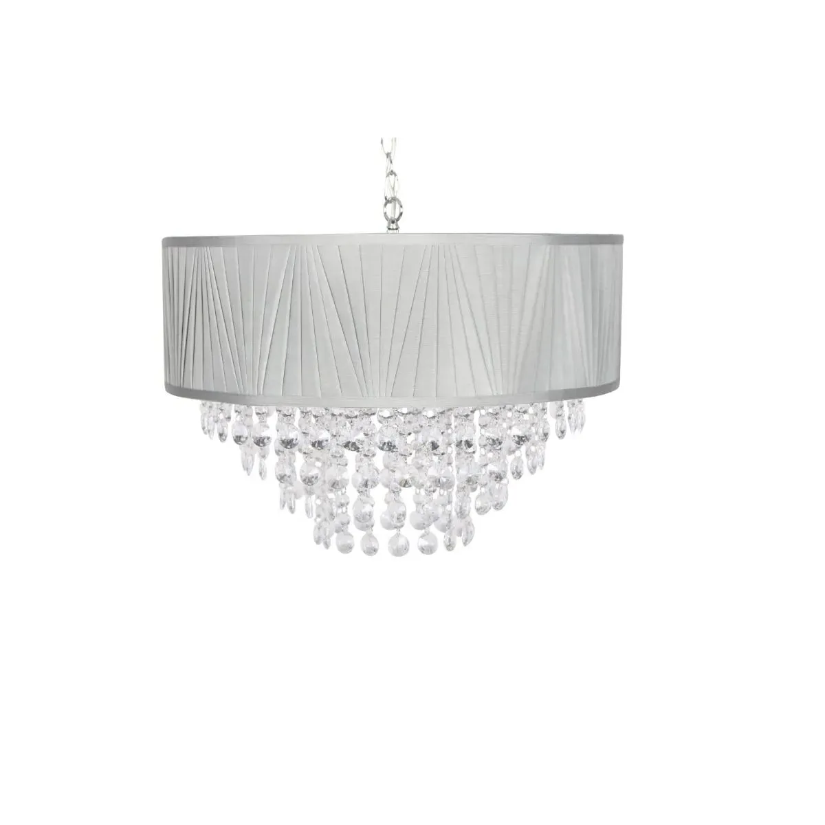 Talula 3-Light Ceiling Pendant - Grey, Silk product