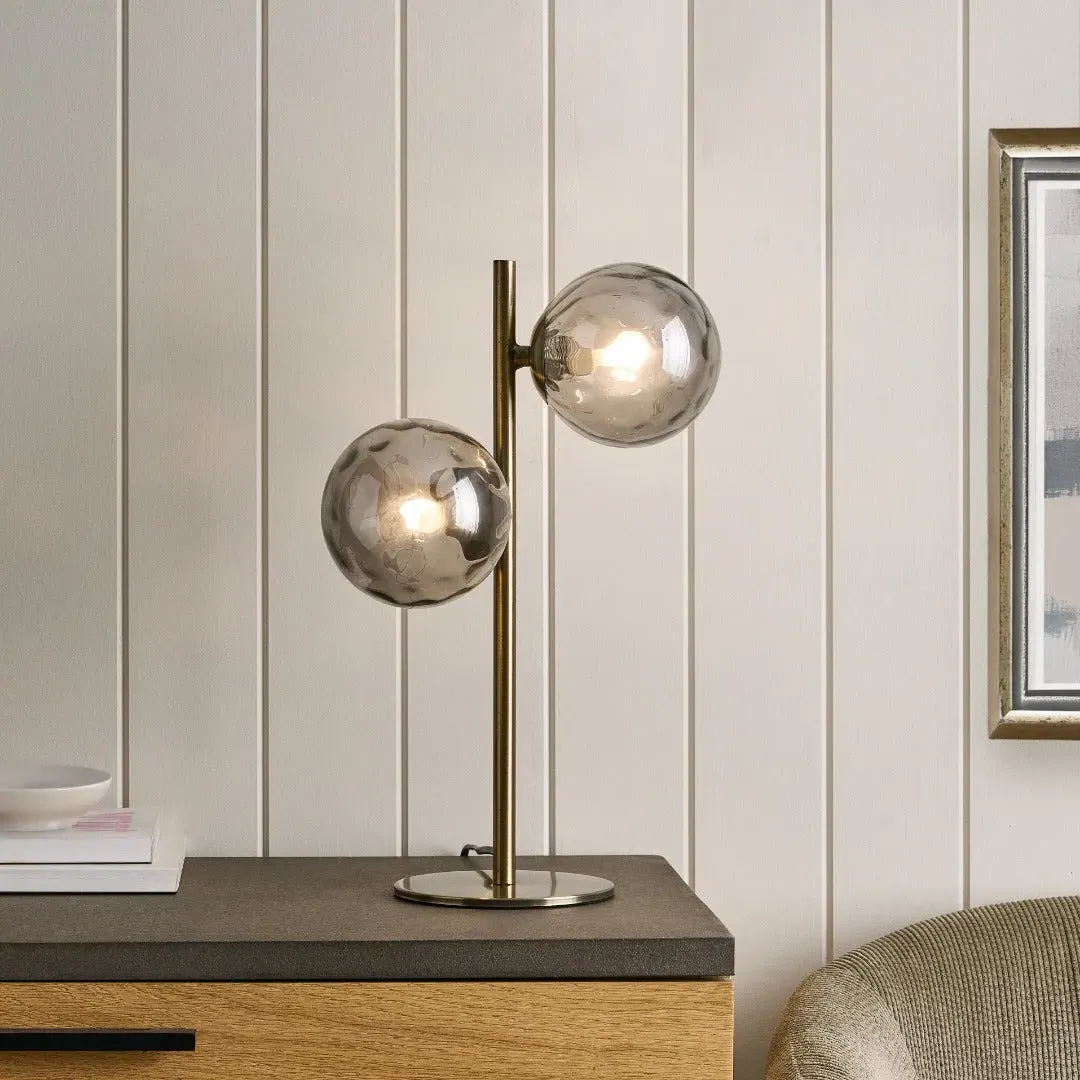 Tamara 2-Light Table Lamp - Antique Brass product