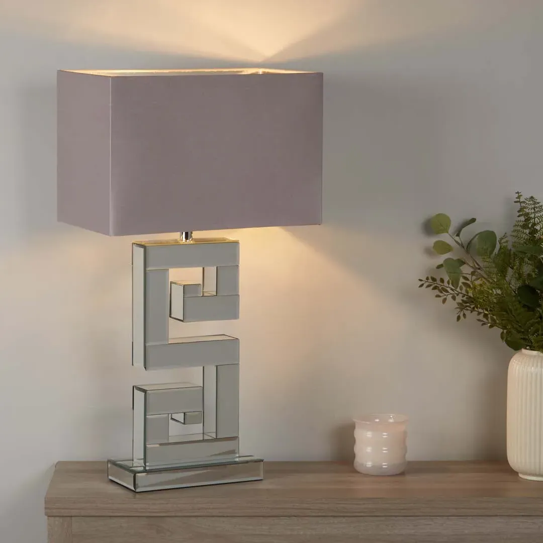 Thalia Chrome Small Mirror Table Lamp product