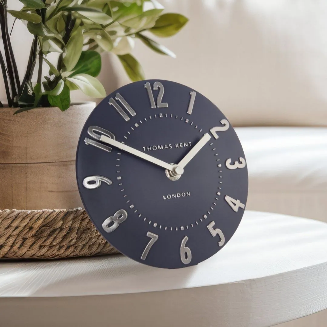 Thomas Kent Odyssey Round Mantel Clock - Blue product