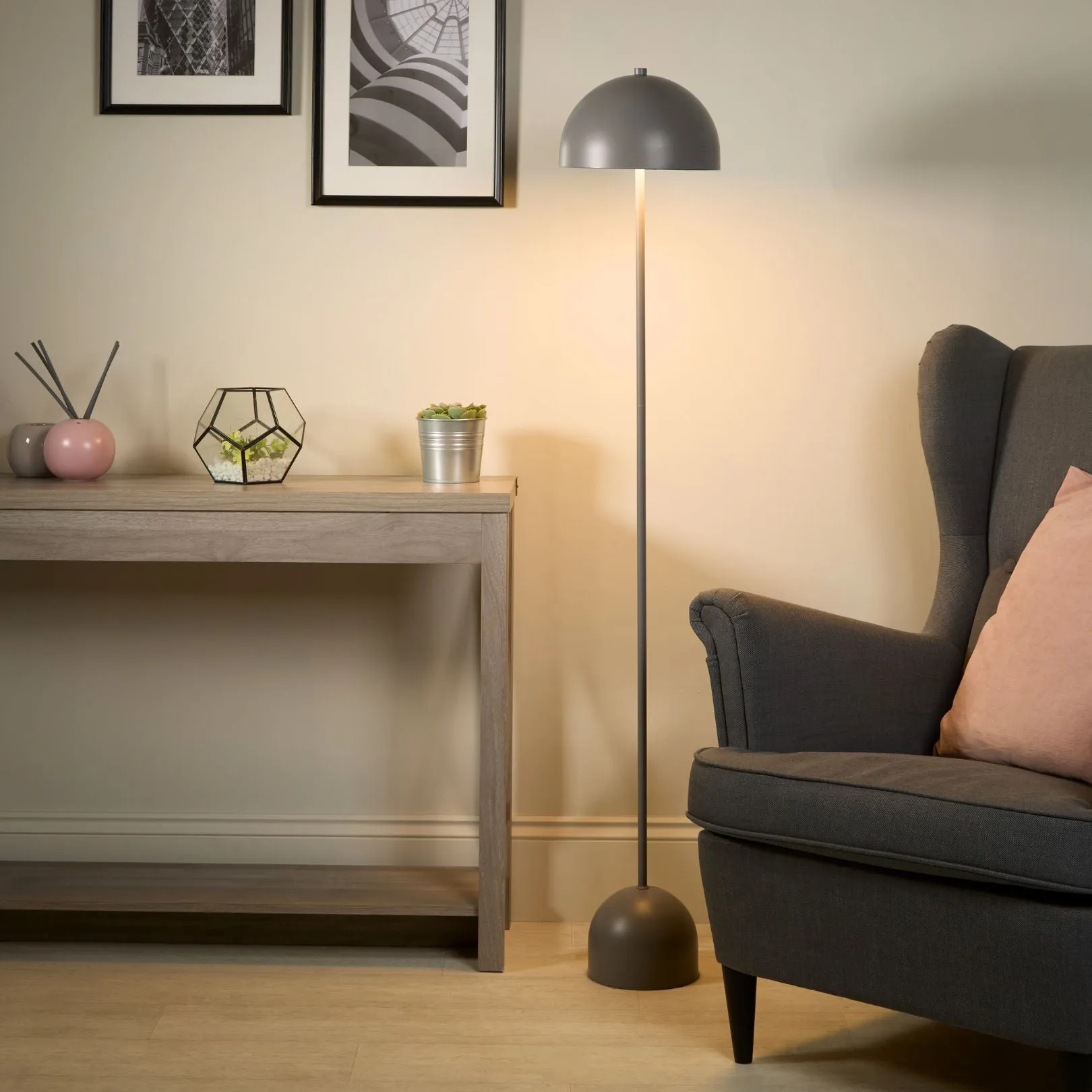 Tina LED Rechargeable Touch Floor Lamp - Grey product