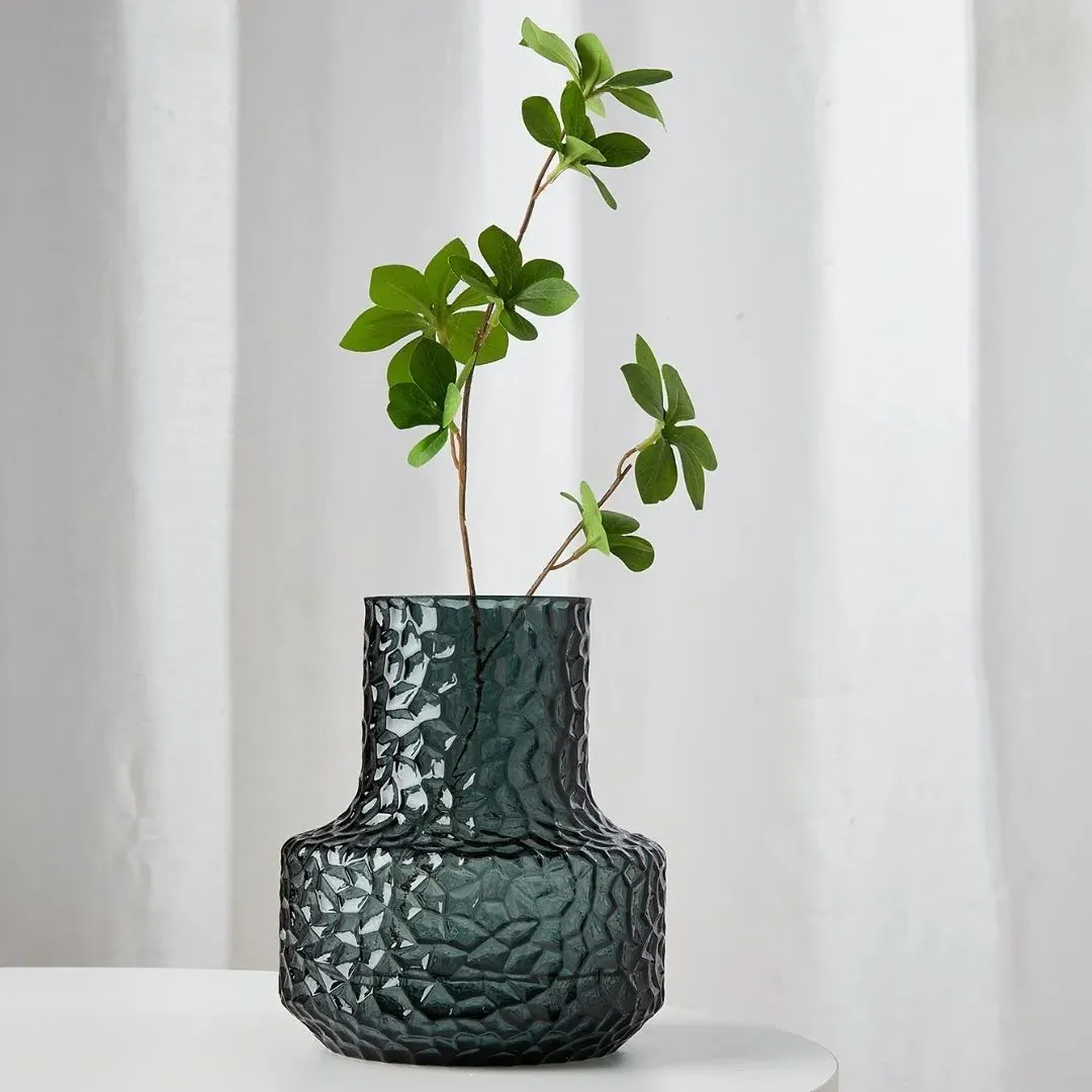 Toldeda Urn Vase - Green, Glass product