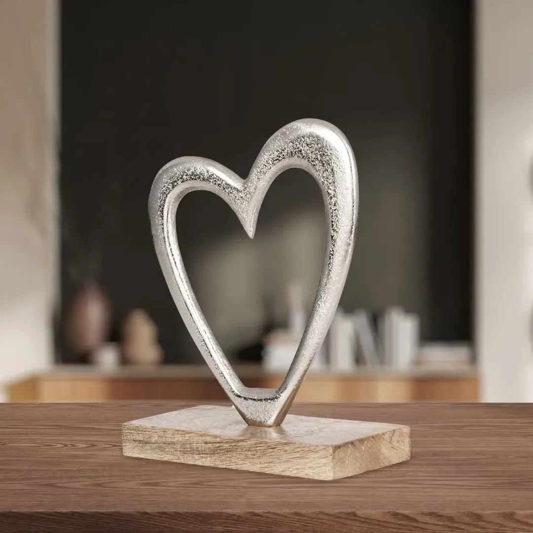 Tomamae Heart Ornament - Silver, Nickel product