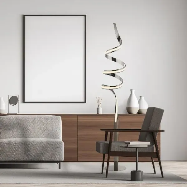 Tonty LED Floor Lamp - Chrome product
