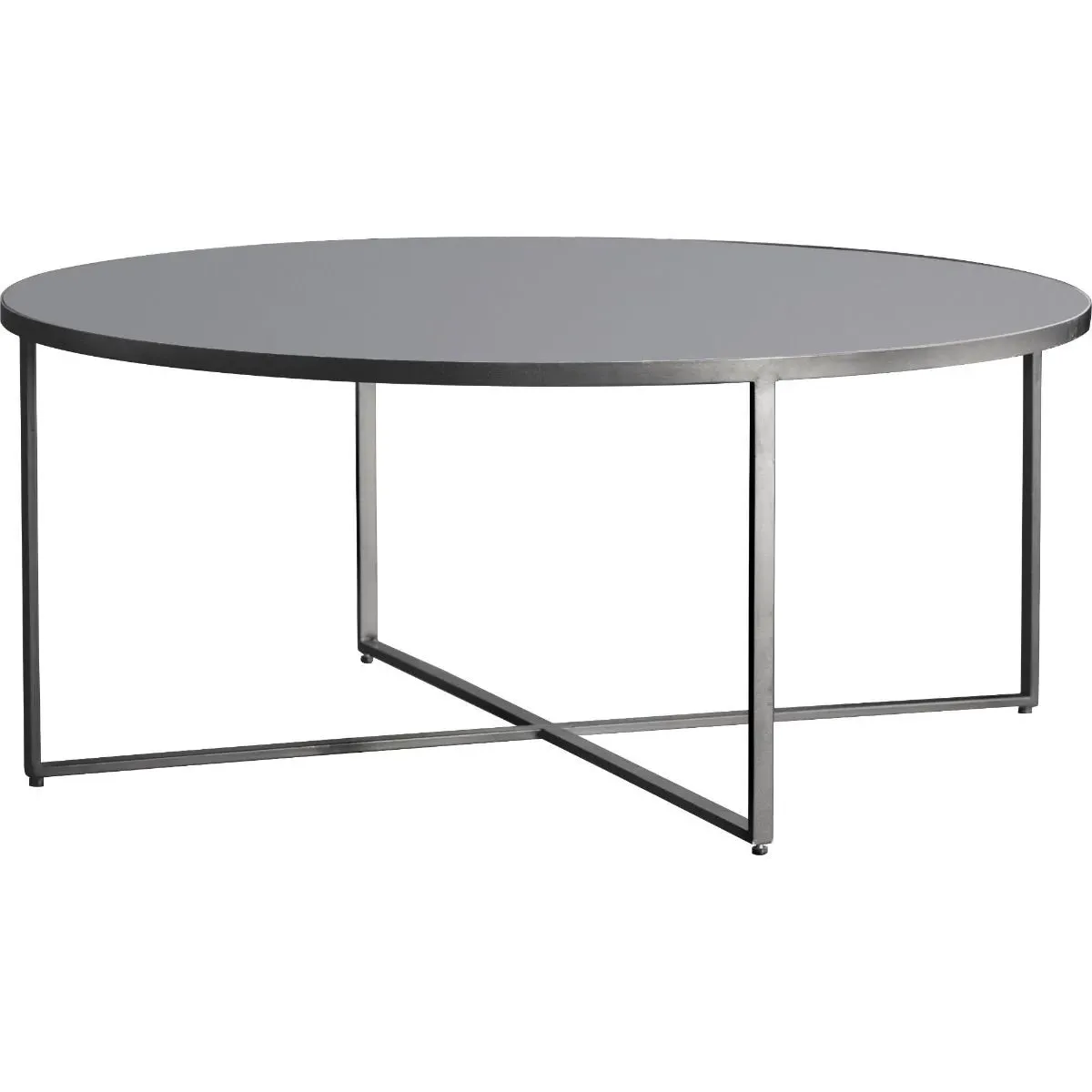 Torrance Square Coffee Table - Silver, Mirrored product