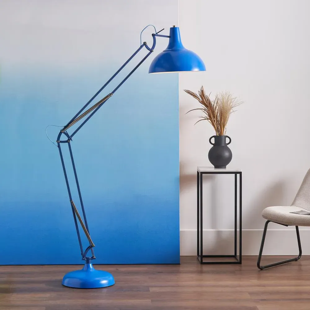 Tortona Adjustable Floor Lamp - Cobalt Blue product