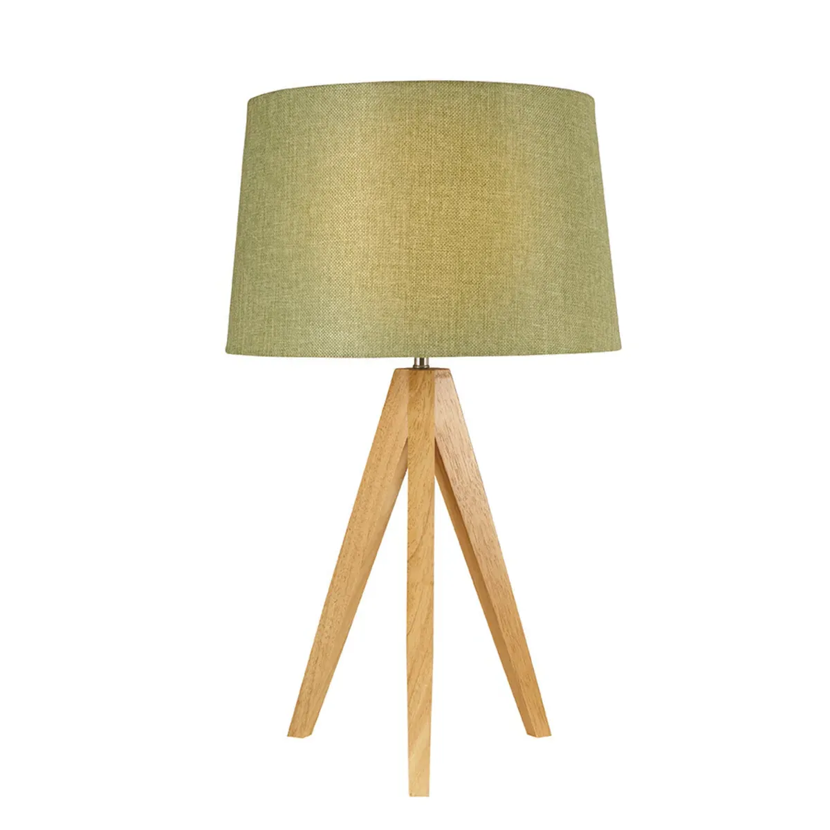 Tripod Table Lamp - Olive Green, Hessian product