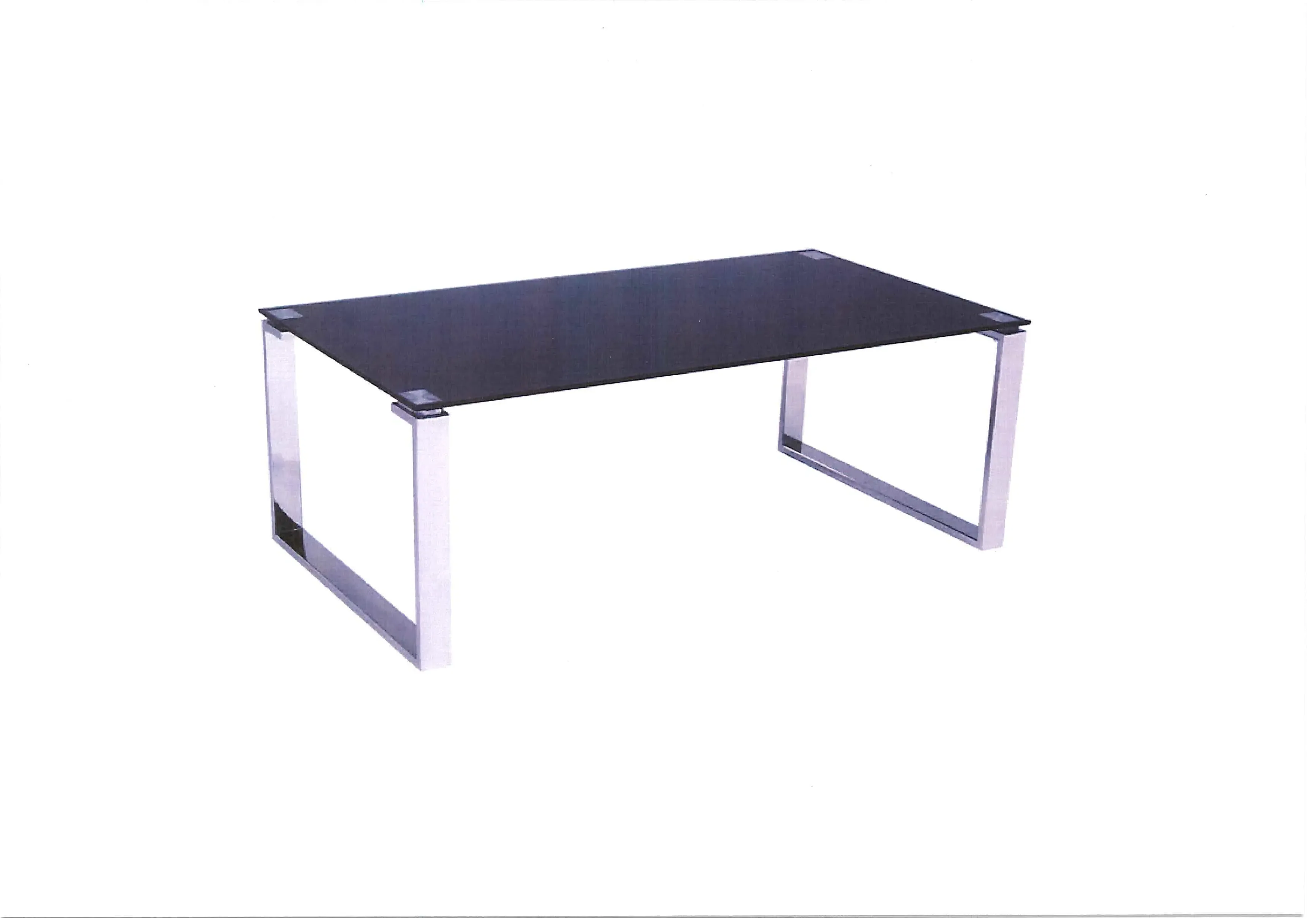 Twinkle Sparkle Glass Coffee Table - Black product
