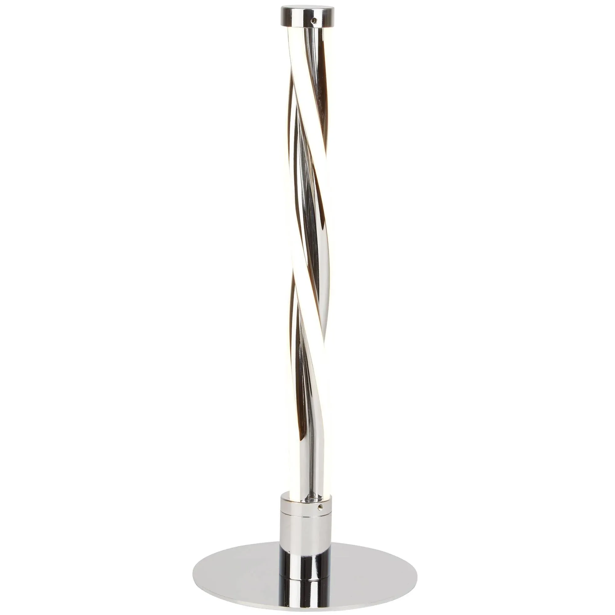 Twirl 35.5cm LED Table Lamp - Chrome product