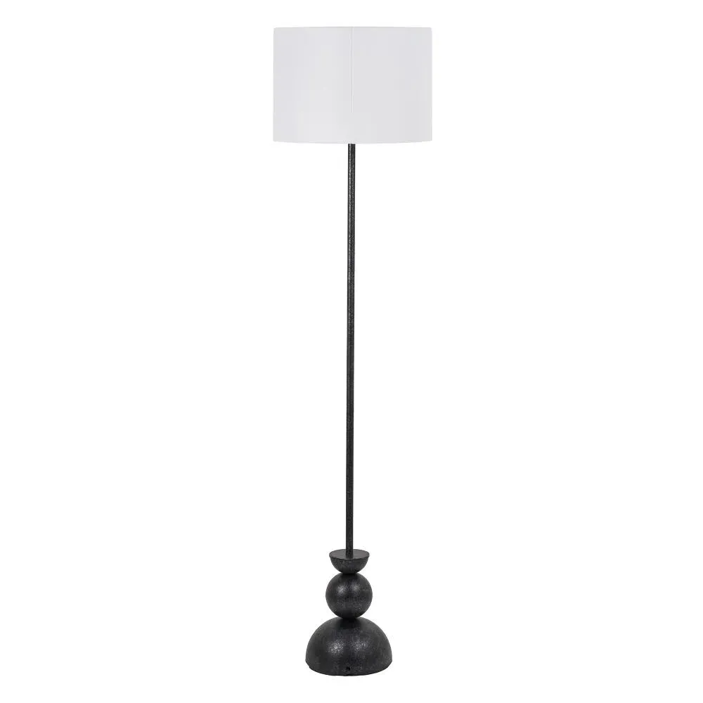 Vala Floor Lamp - Graphite, Linen product
