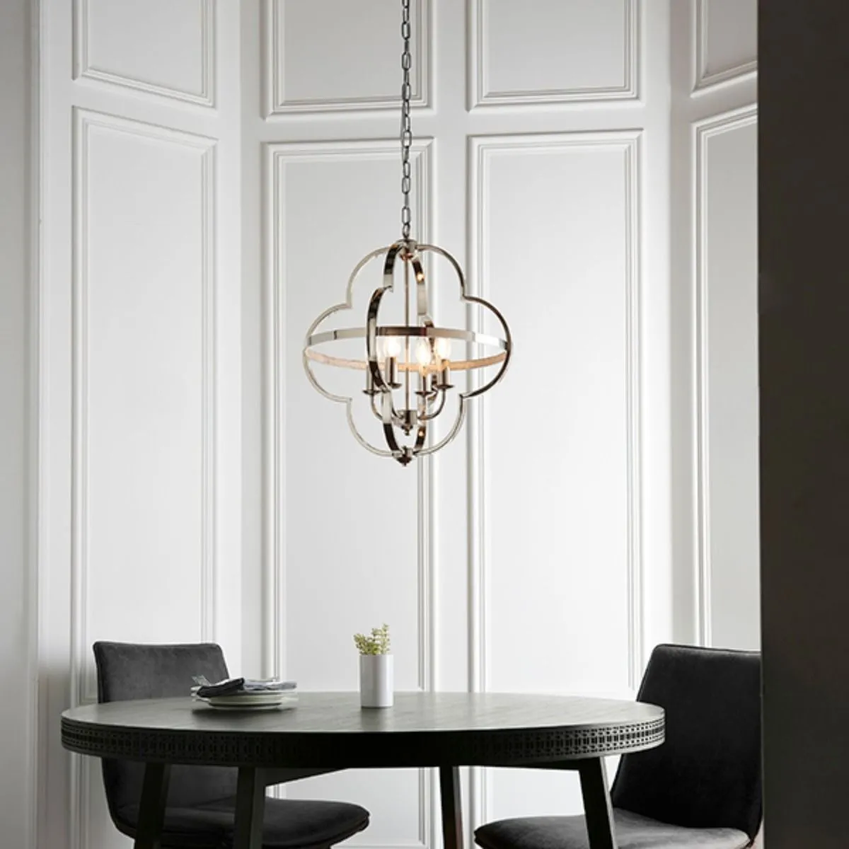 Vale 4-Light Ceiling Pendant - Nickel product