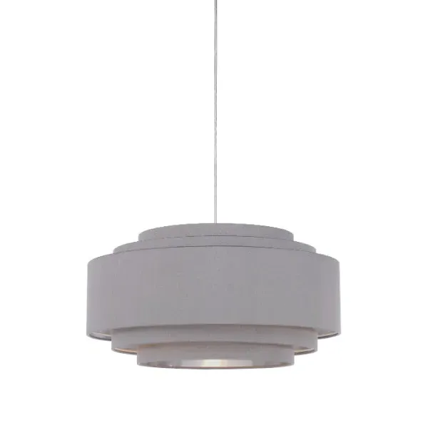 Valentia Pendant Shade - Grey, Silk product