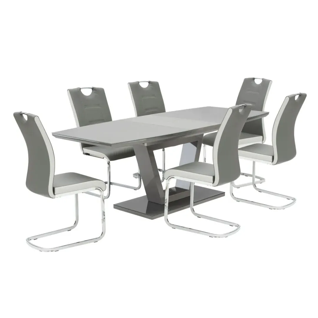 Venice 6-Seater Dining Set - Grey product