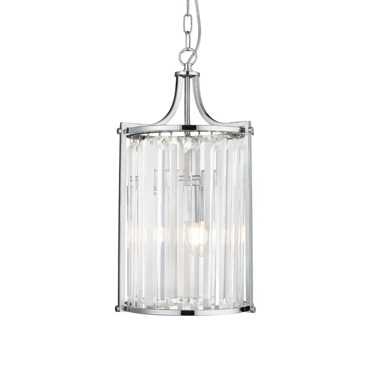 Victoria 2 Light Pendant Ceiling Light - Polished Chrome, Crystal product