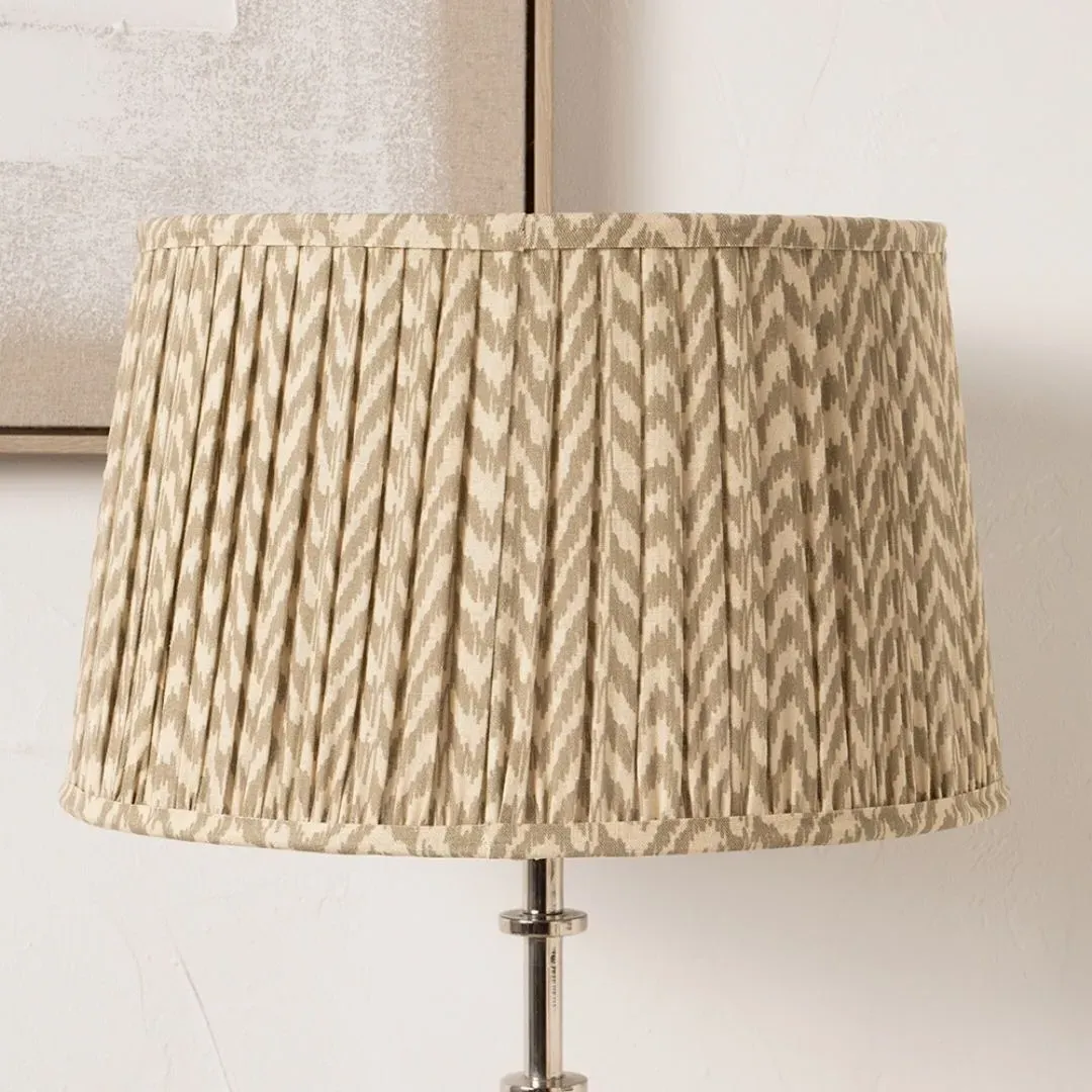 Vienna 30cm Tapered Lamp Shade - Taupe, Cotton product