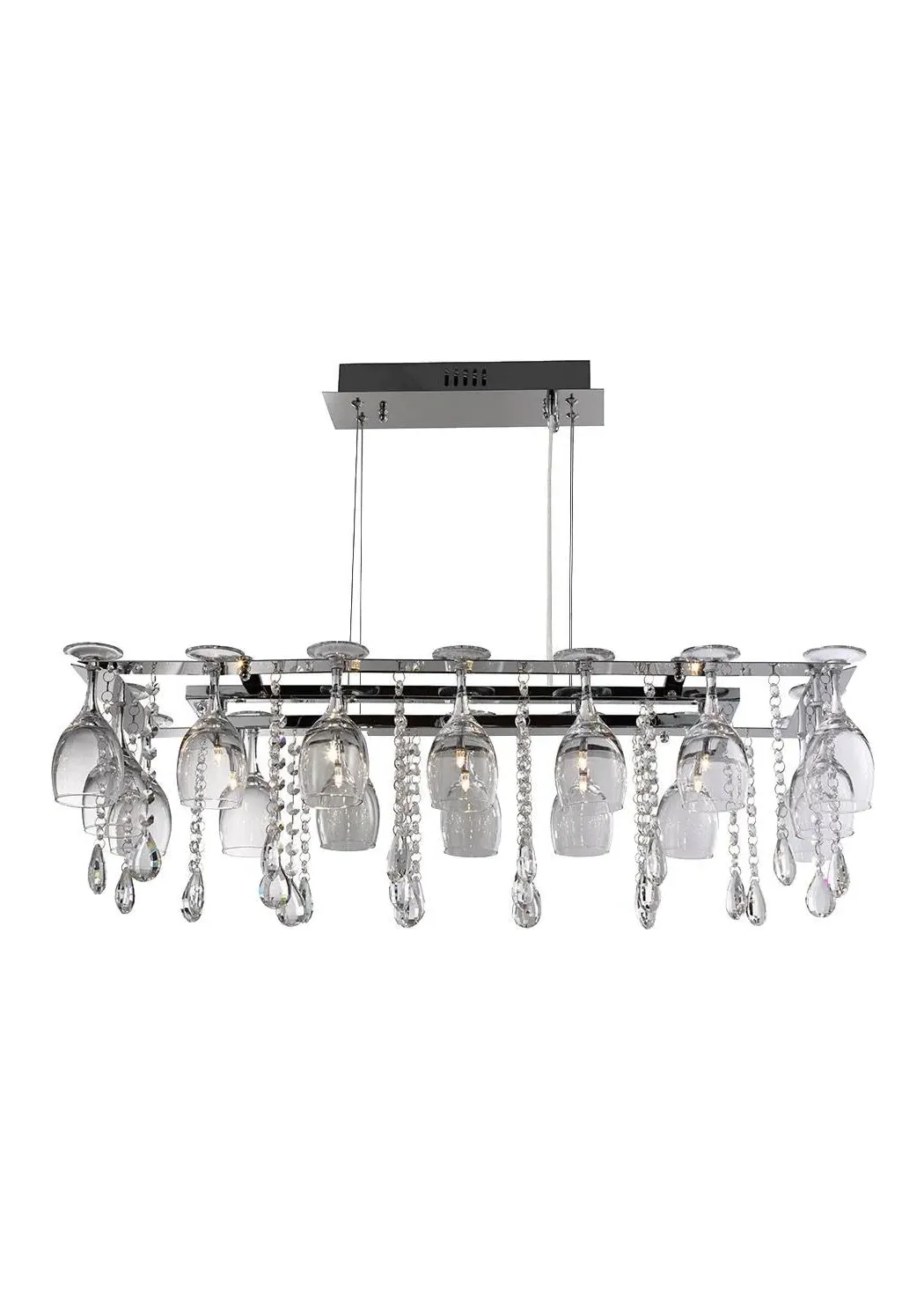Vino 10-Light Ceiling Light - Polished Chrome product