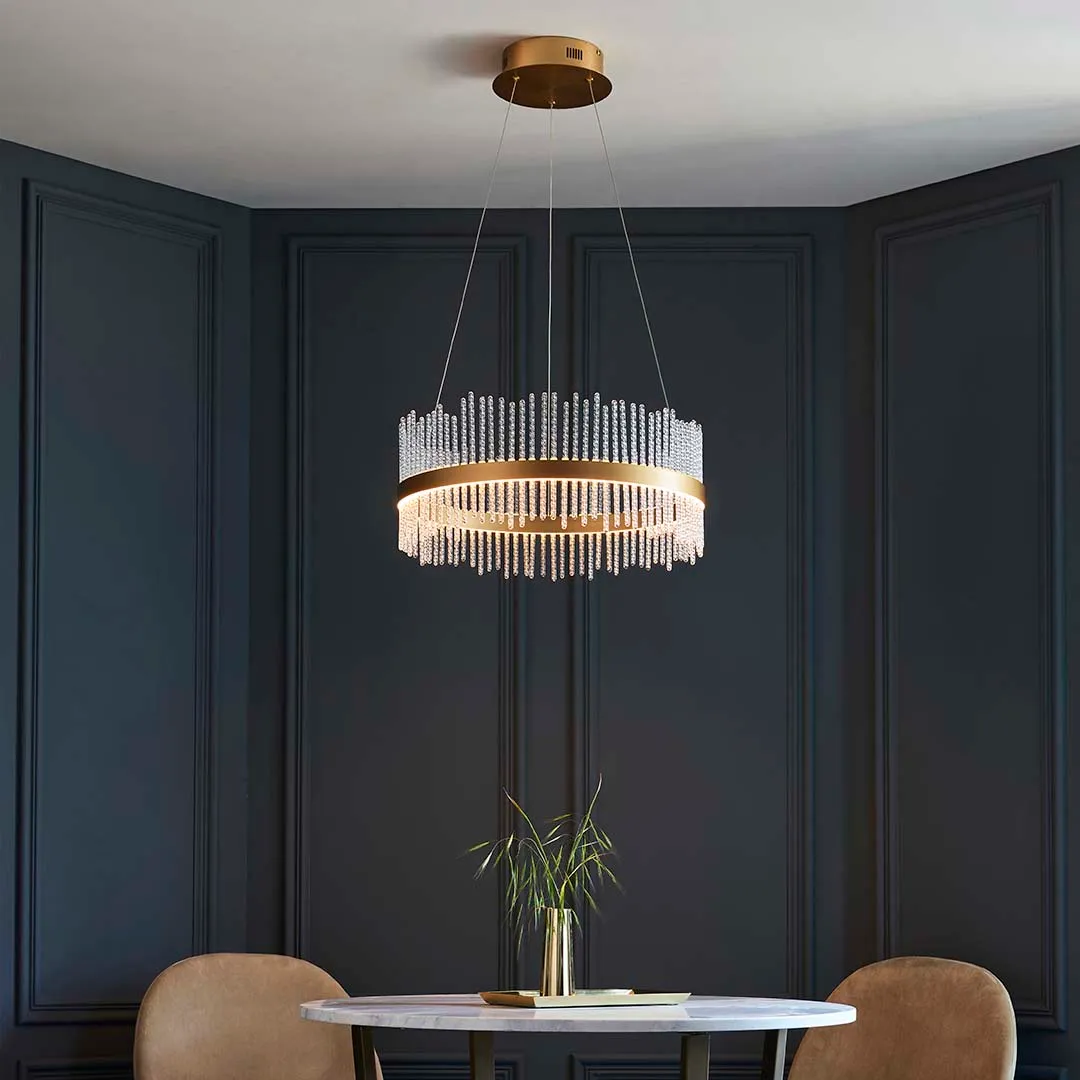 Virbrook Medium LED Pendant Ceiling Light - Gold product