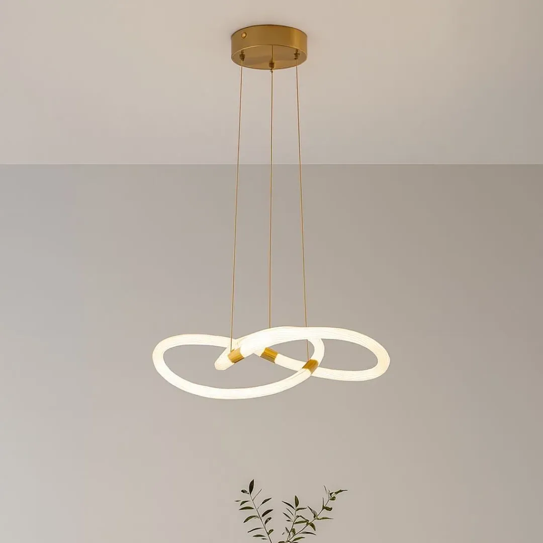 Virello Twist LED Pendant - Satin Brass product