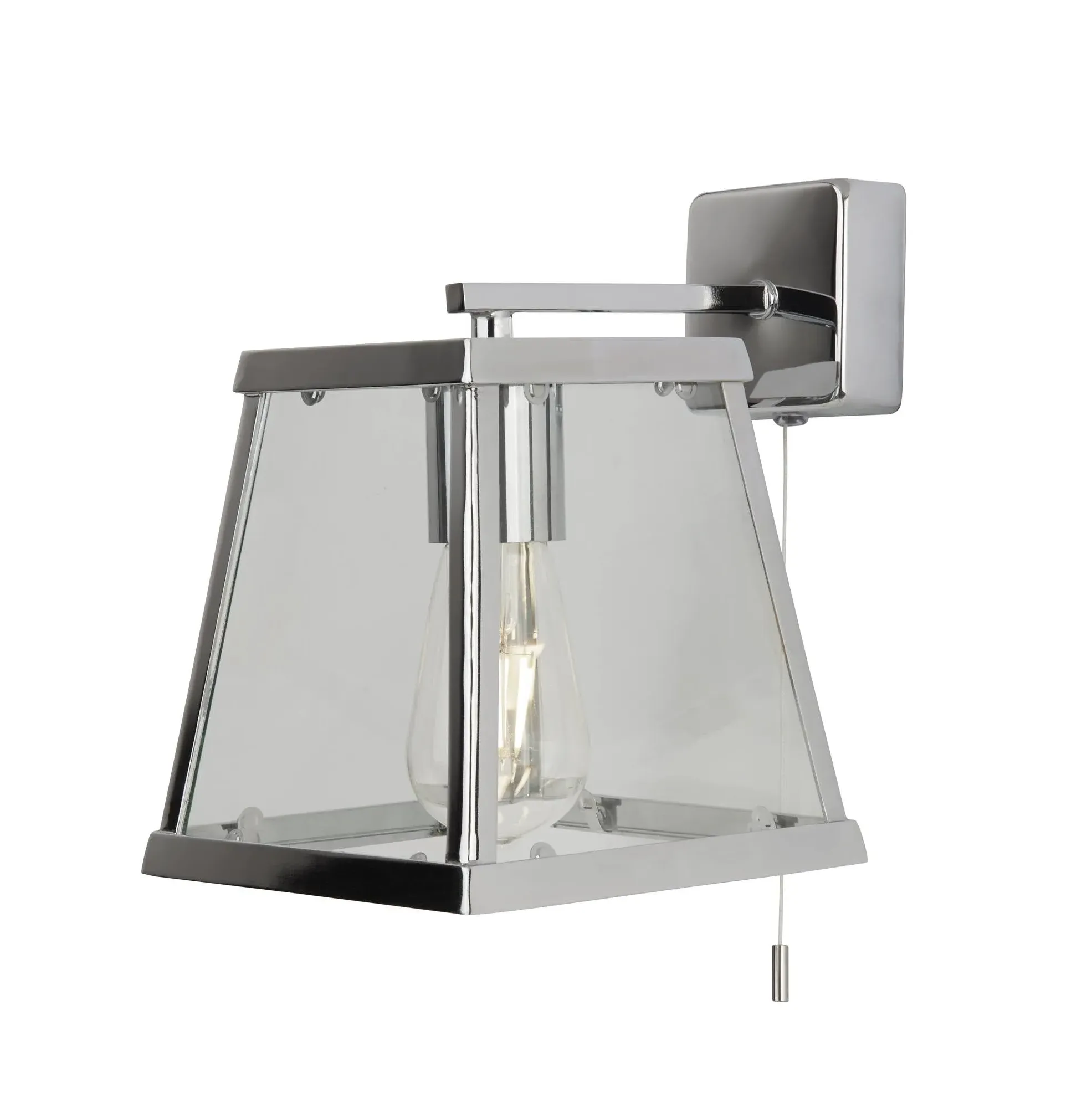 Voyager 1-Light Wall Light - Polished Chrome, Glass product