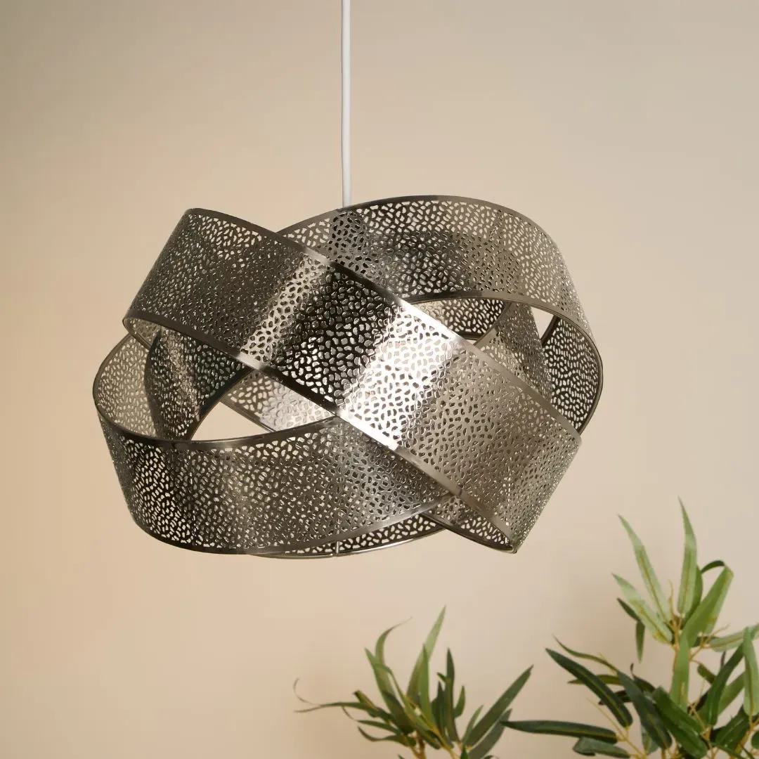 Westchester 3-Band Ceiling Pendant Shade - Satin Nickel, Steel product