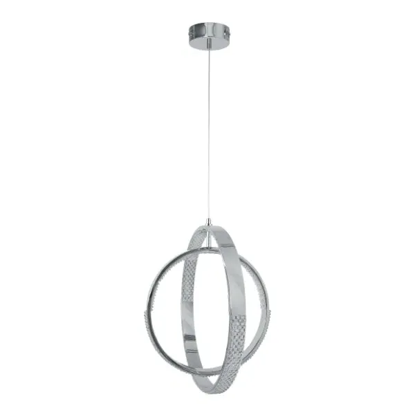 Yaiza Crystal LED Ceiling Pendant - Polished Chrome product
