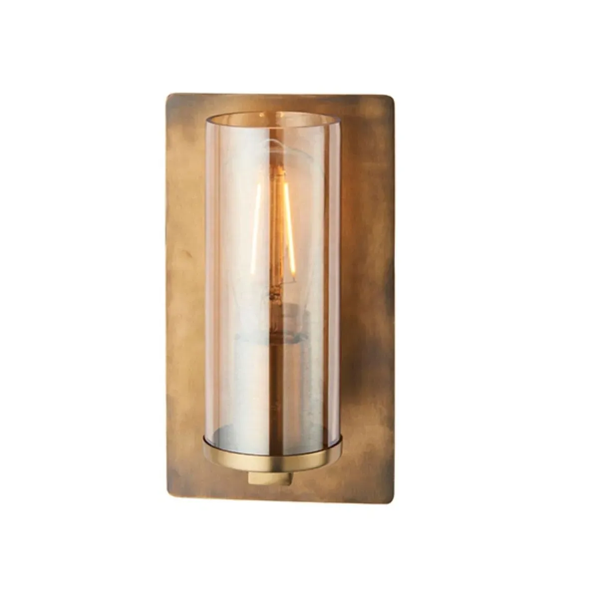 Yasmin 1-Light Wall Bracket - Brass, Champagne Glass product