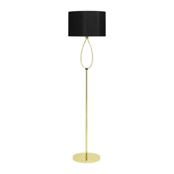 Zabina LED Floor Lamp - Black, Gold product