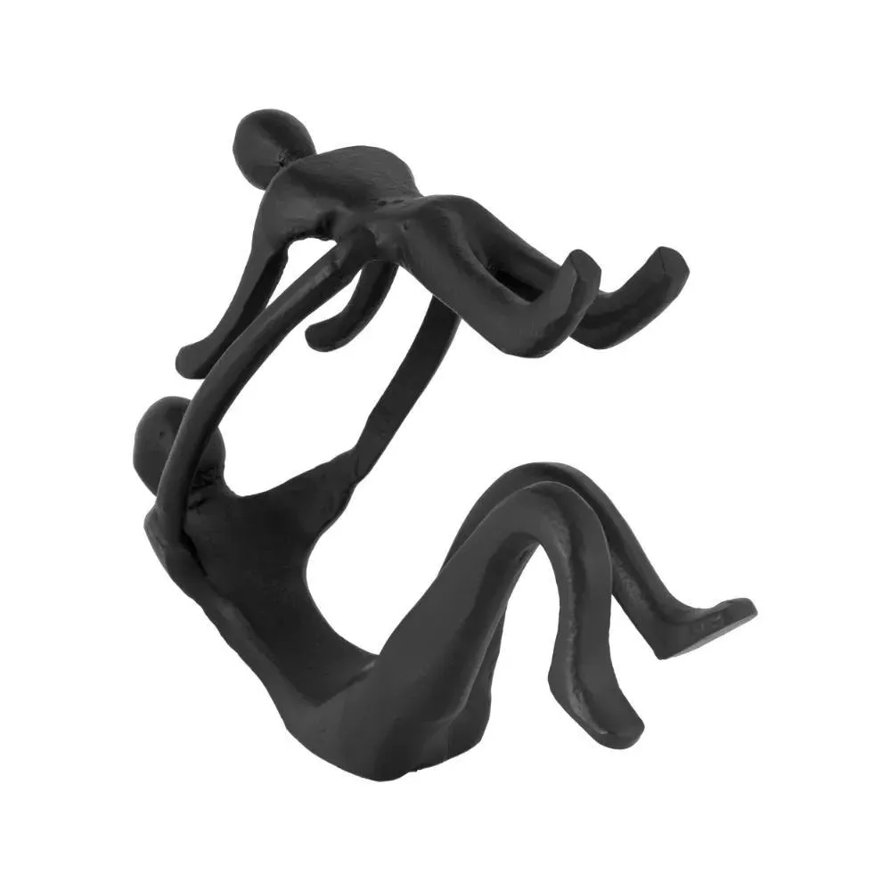 Zadiwan Parent and Child Abstract Statue - Black, Aluminium product