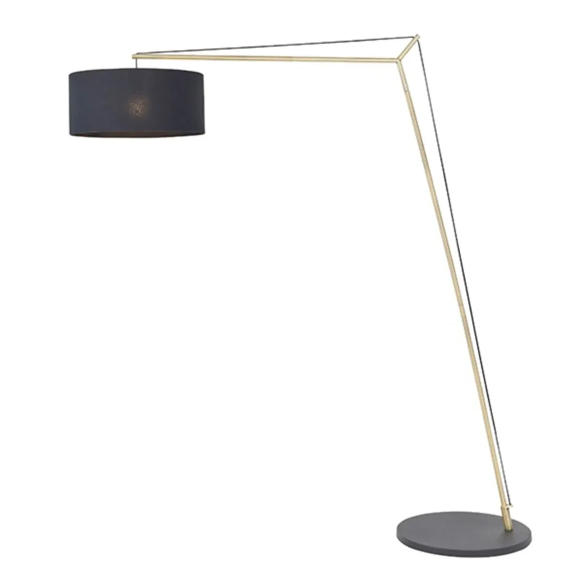 Zaira Floor Lamp - Brass, Black product