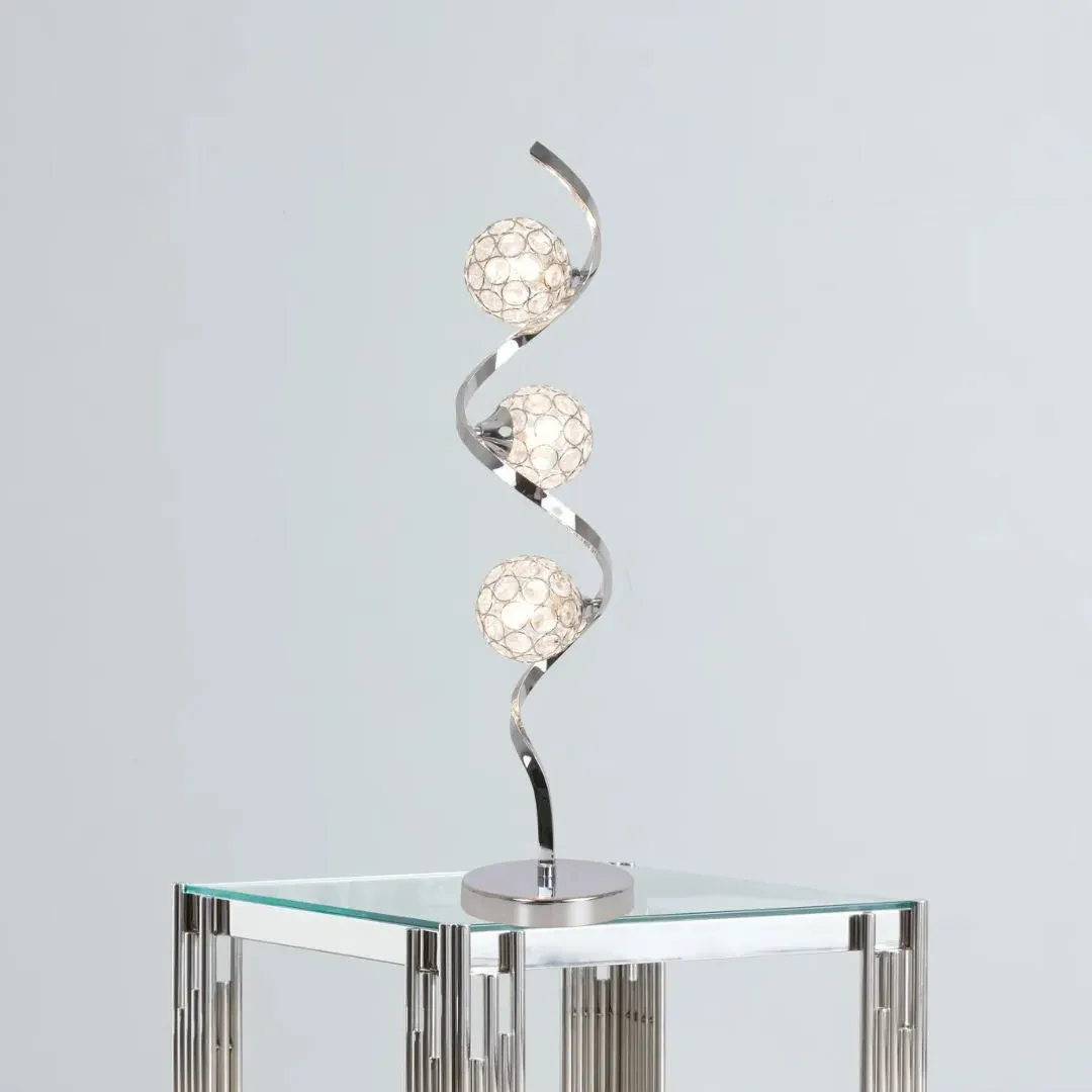 Zana Table Lamp - Chrome, Metal product