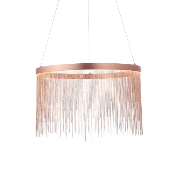 Zelma Height Adjustable Ceiling Pendant - Brushed Copper product