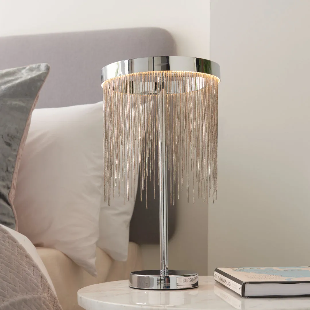 Zelma LED Table Lamp - Polished Chrome product