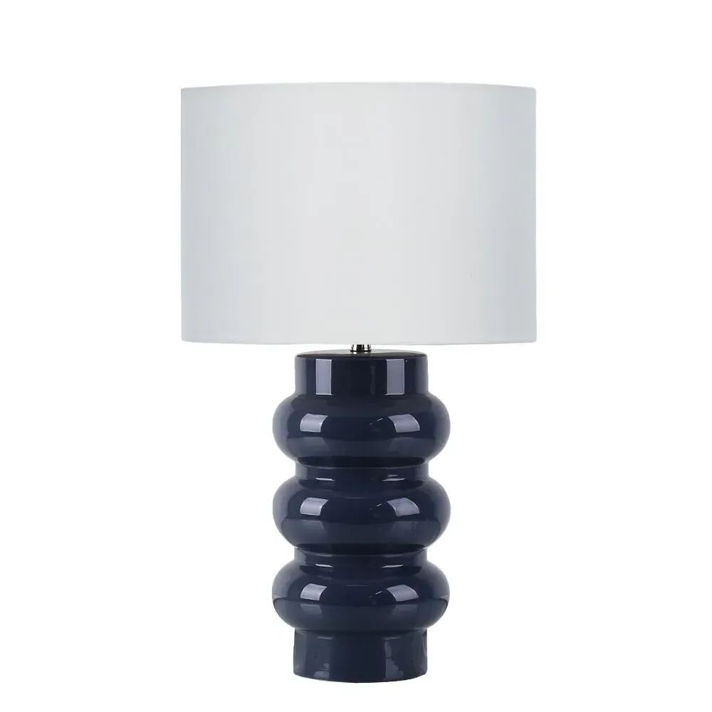 Zenya Table Lamp - Navy, Ceramic product