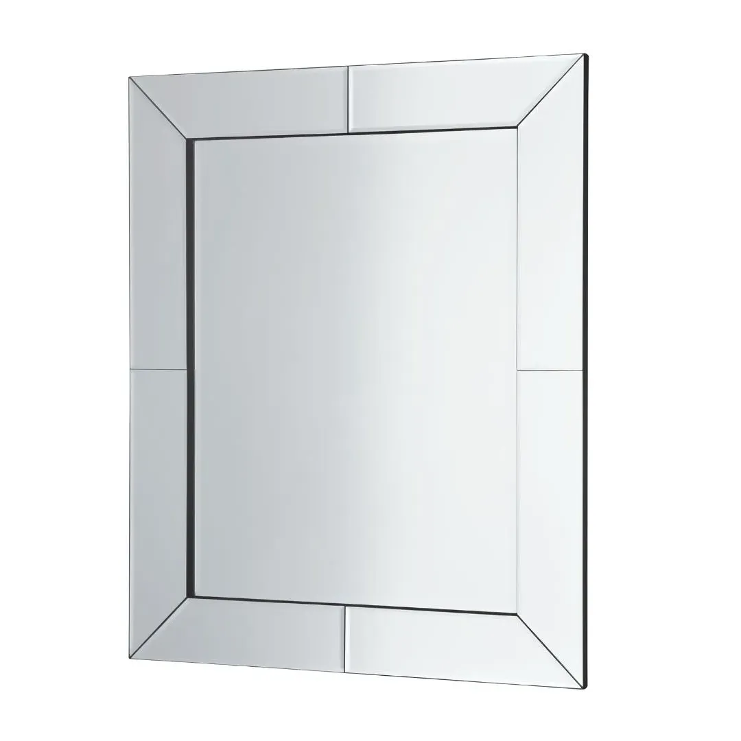 Zina Rectangular Wall Mirror - Mirrored Glass product