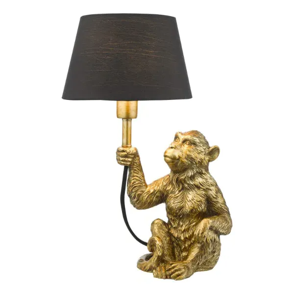 Zira Monkey Table Lamp - Gold product