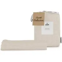Bamboo & French Linen Fitted Sheet - Natural