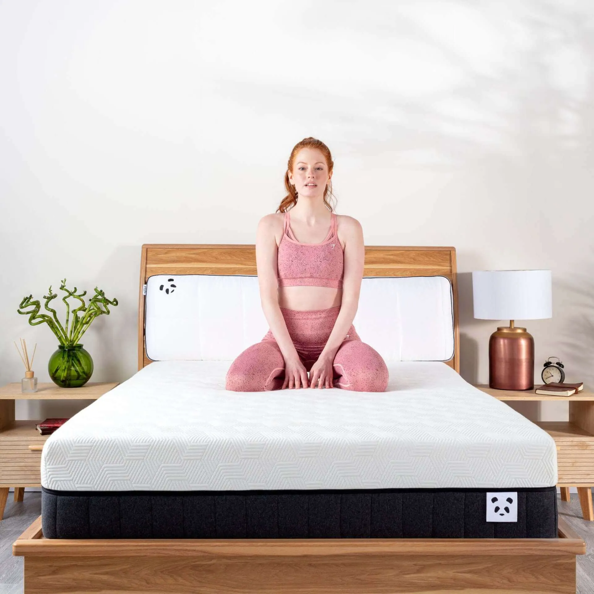 Firm Memory Foam Bamboo Mattress Single - White alternate view