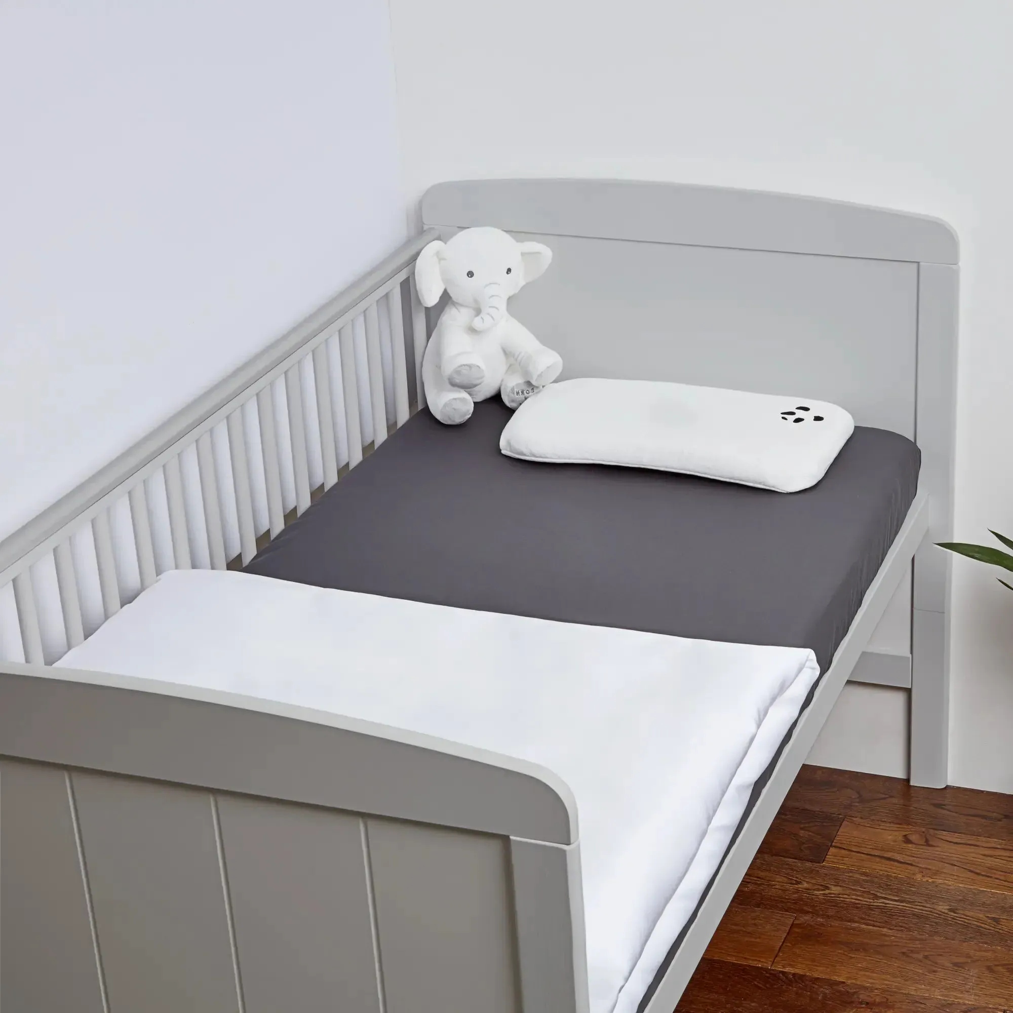 Kids Duvet Cover - White, Bamboo