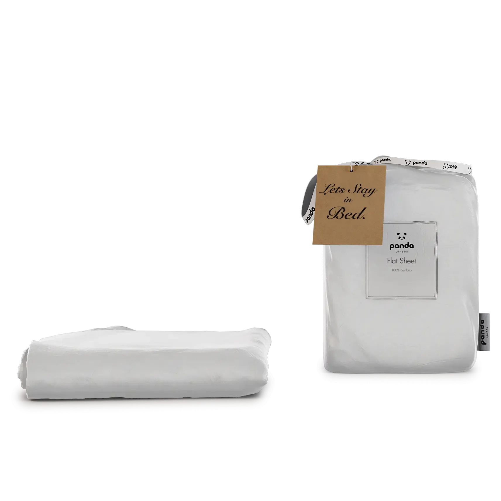 100% Bamboo Flat Sheet - Pure White